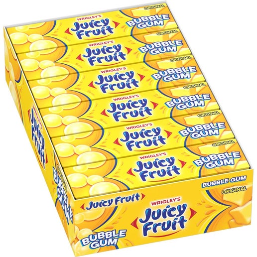 Juicy Fruit Bubble Gum 5 Piece 18ct